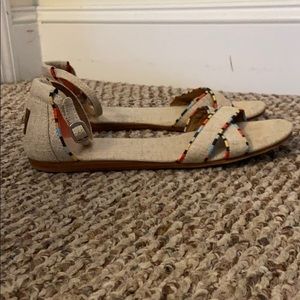 Toms sandals, size 9